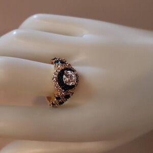 Bella Luce Lab Sapphire Diamond Simulant Ring